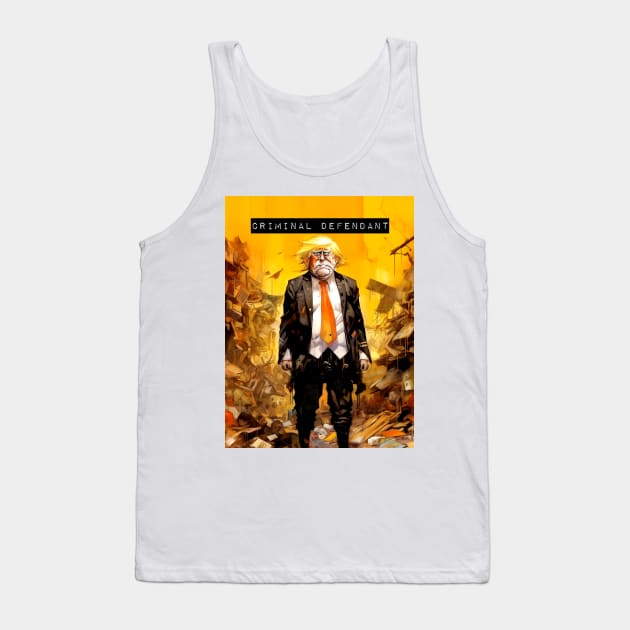 Trump: Criminal Defendant No. 2 Tank Top by Puff Sumo